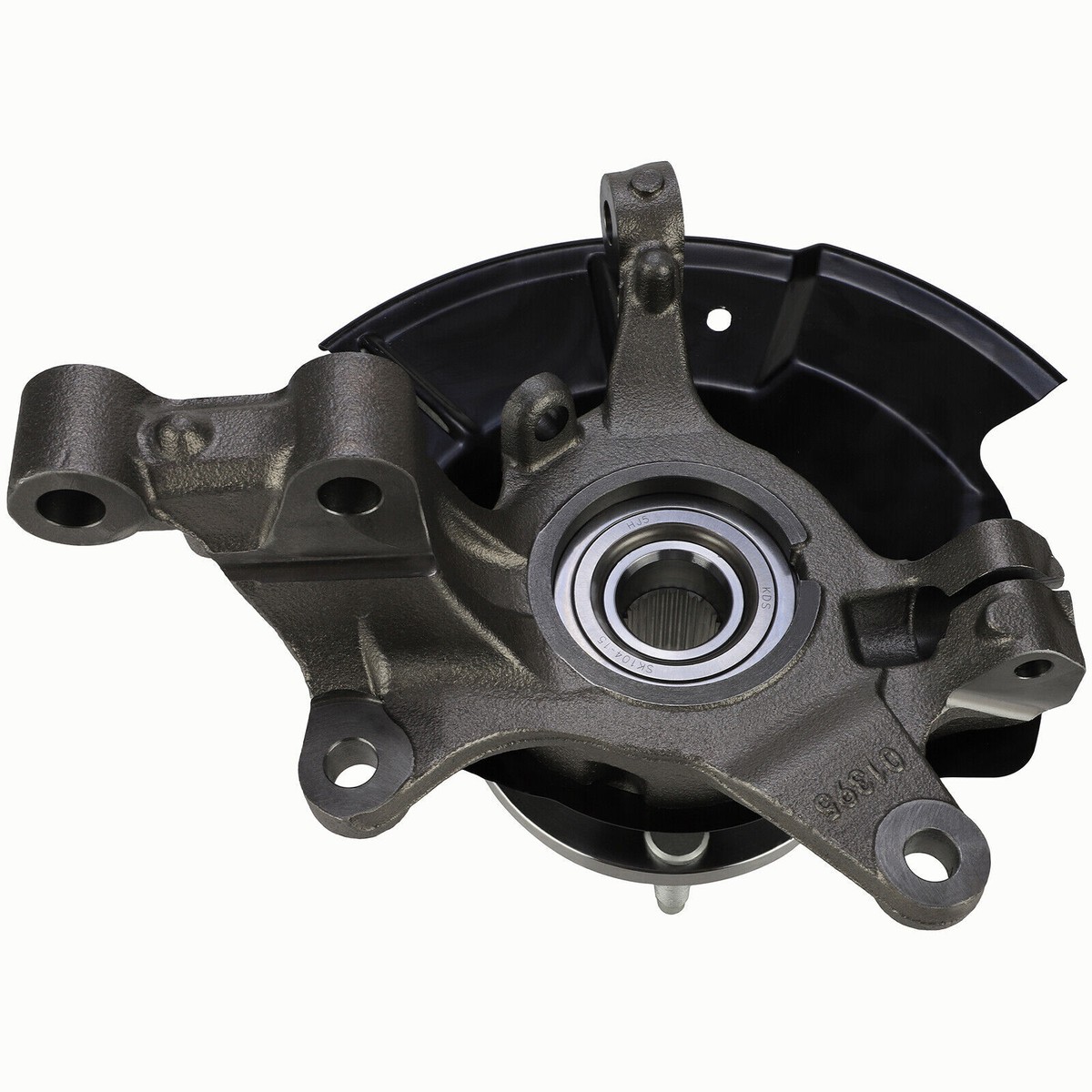 1A-NBY 2 Pcs Front Steering Knuckle & Wheel Hub Bearing Assembly For 2011-2014 Ford Edge 2.0L, 3.5L, 3.7L - Replaces LK057, LK058