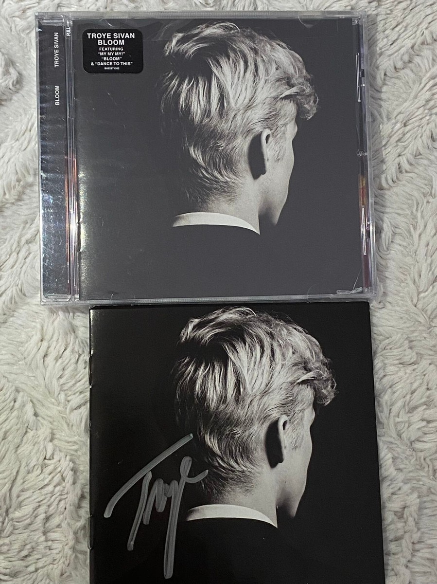 Troye Sivan Hand Signed Audio CD Booklet and sealed Bloom CD Crack