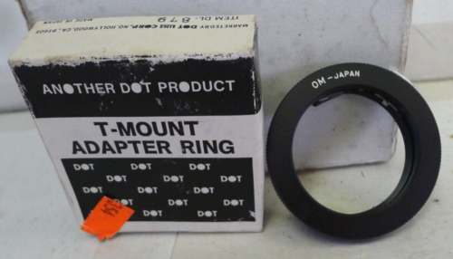 DOT Line Corp T-Mount Adapter Ring for Olympus OM with Box - Made in Japan - Picture 1 of 9