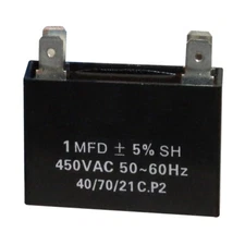 Mini Split Capacitor (1) - 1 mfd 1 uf - 450V - 4 Terminal - 50/60HZ
