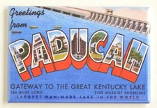 Greetings from Paducah Kentucky FRIDGE MAGNET travel souvenir "style B"