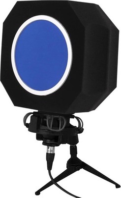 Professional Microphone Isolation Shield with Pop Filter Reflection