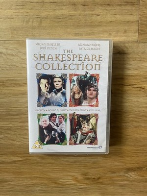 The Shakespeare Collection Macbeth,Romeo & Juliet,Twelfth Night, King Lear 4DVDs