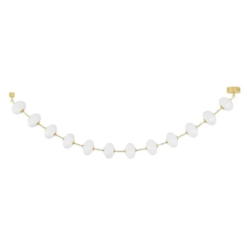 Corbett Lighting 473-10 Nephele 138"W Linear Chandelier - Vintage Polished Brass - Picture 1 of 4