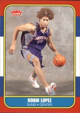 2008-09 Fleer 1986-87 Rookies #86R176 Robin Lopez - BSK
