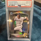 2025 Bowman - Chrome Prospects Konnor Griffin #BCP-86 Reptilian Refractor (RC)