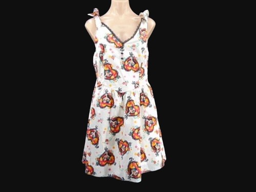 Vestido Book of Life Hot Topic XL Día de Los Muertos 2014 Edición Limitada Calavera de Azúcar - Imagen 13 de 13