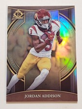 2022 Bowman University Chrome Football Invicta Insert #BI-12 Jordan Addison