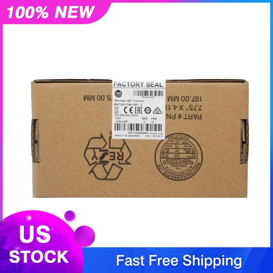 New Factory Sealed AB 1764-LRP SER C MicroLogix 1500 Processor Module 1764LRP