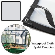 Warm Eyelet Canopies Sheet Heavy Tarpaulin Waterproof Cloth Animal Plant Cover