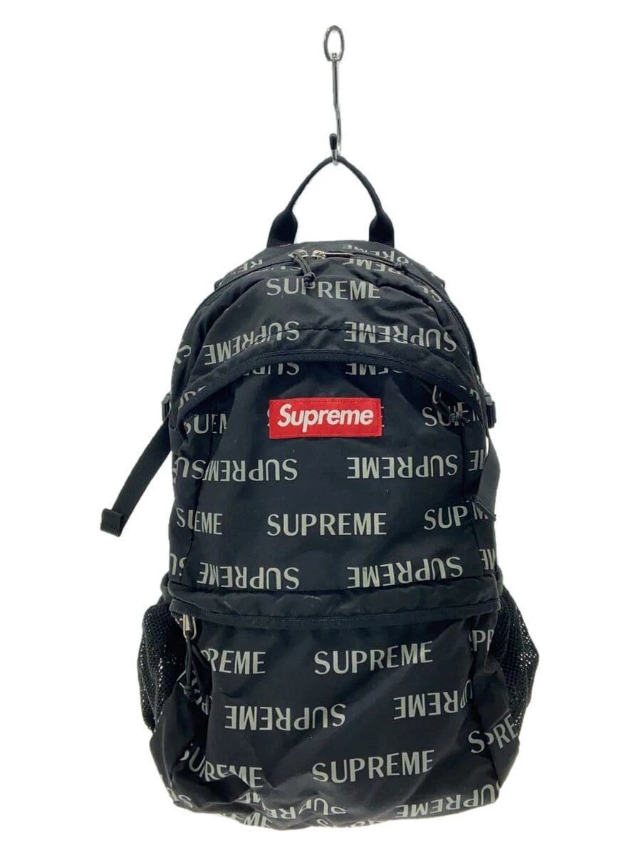 Sac à dos Supreme 16AW 3M répétition réfléchissante avec saleté noir occasion