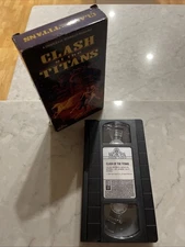 Clash of the Titans VHS 1981 Movie Harry Hamlin Burgess Meredith 1992 MGM Design