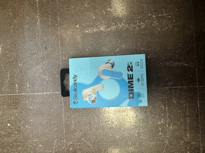 Skullcandy DIME XT2 True Earbuds - Light Blue Gray Brand New