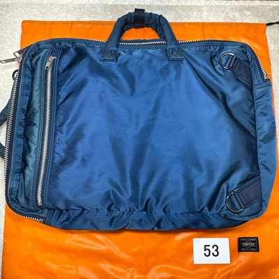 #ad Yoshida Porter Beams 40th Anniversary 3Way Business Bag Blue Men#x27;s From Japan $330.00
