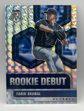2021 Panini Mosaic TARIK SKUBAL Mosaic Prizm Rookie Debut Detroit Tigers RD12