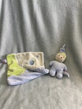 Aurora Baby kite baby bear comforter blankie blanket green blue soft huggy toy