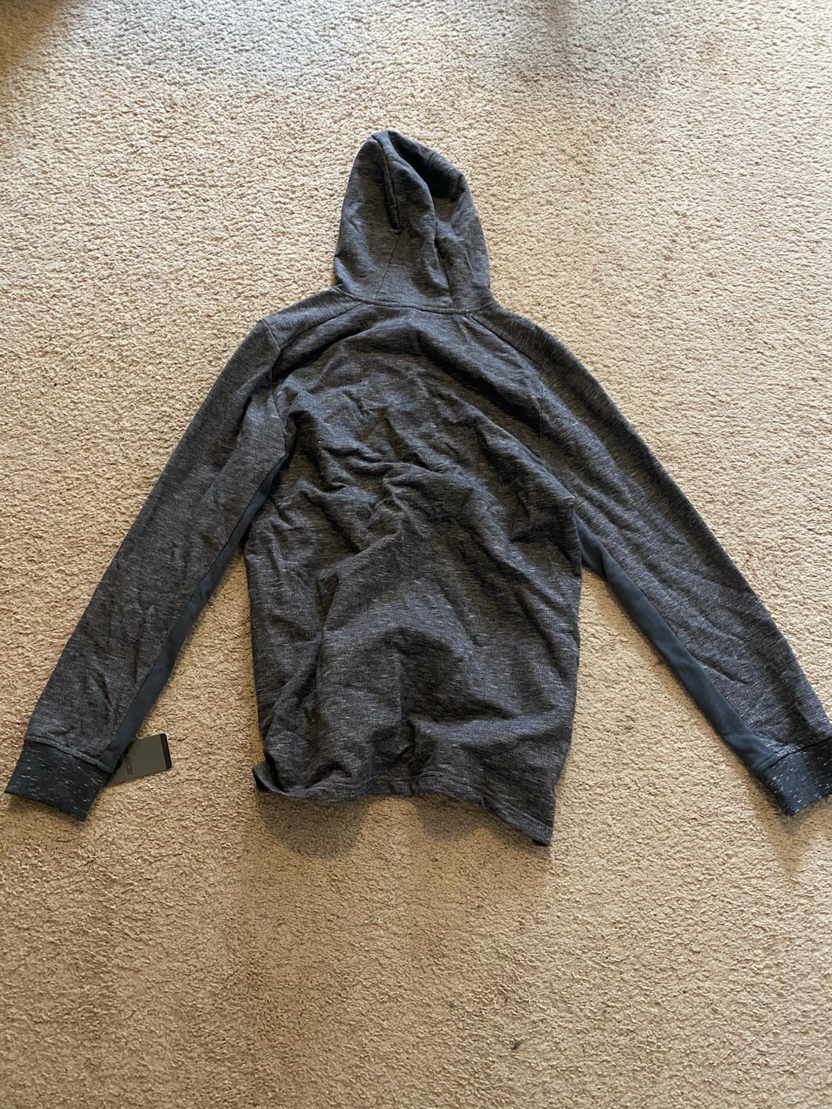 Apana Grey Hoodie Pullover Men M Athleisure Minimalist Streetwear Cozy