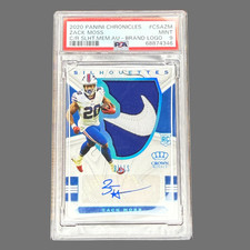 2020 Panini Chronicles - Crown Royale Autographs Zack Moss Nike RPA /2 Pop 1