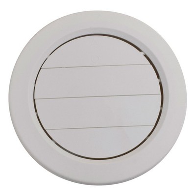 Valterra A10-3359VP Medium White Rotating Heat and A/C Register with Damper (5