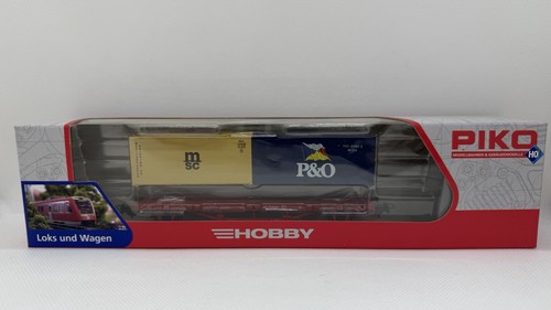 Piko 57711 H0 DC Containertragwagen DB Cargo MSC P&0 mit OVP | Condition: Gebraucht