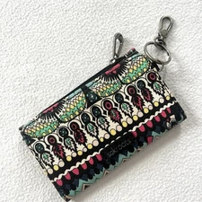 Sakroots Encino Bifold Wallet Coin Purse ID Card Holder Keychain 5.5" X 3.25"