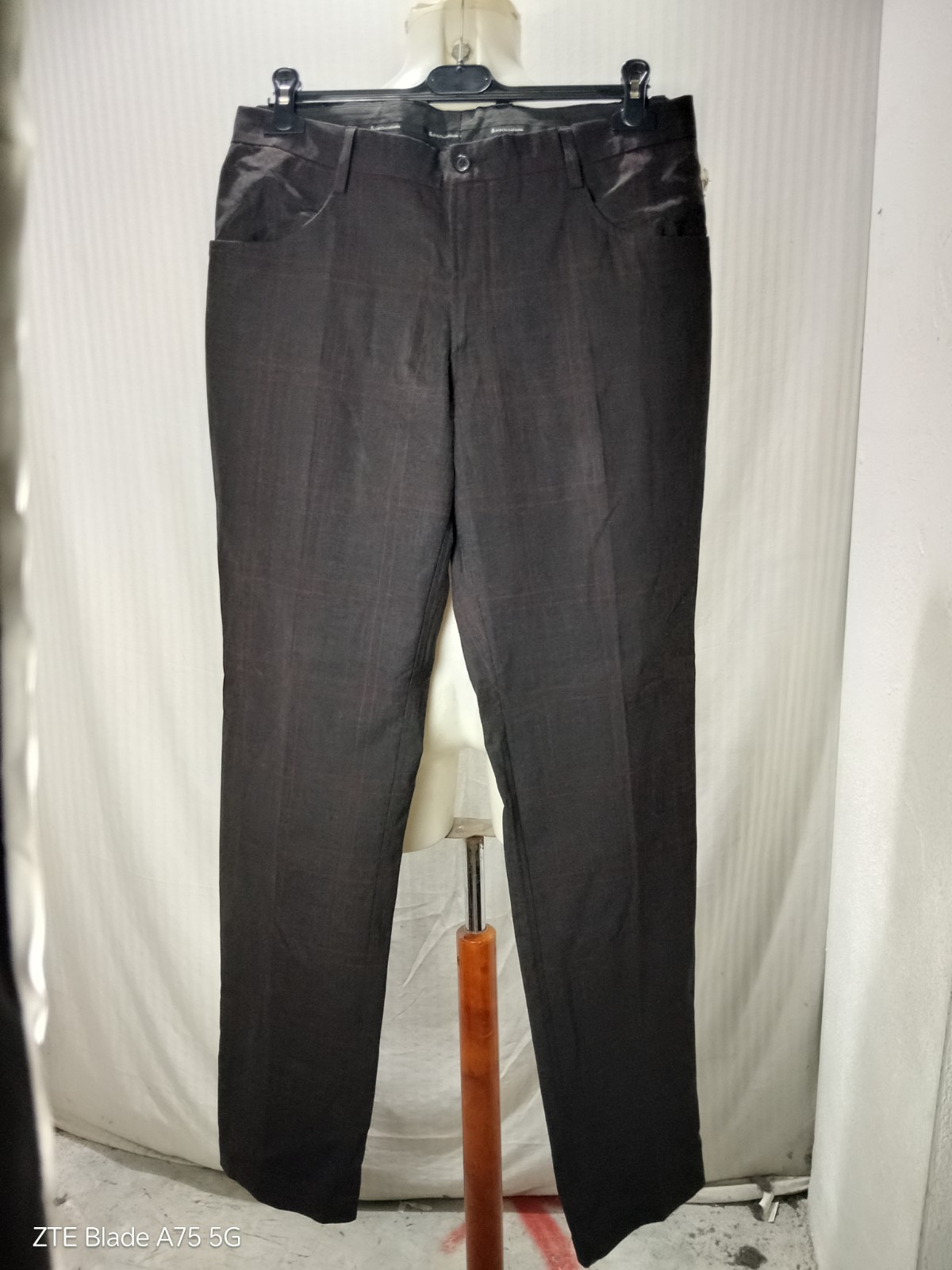 articolo e7452, pantalone uomo dolce&gabbana marrone taglia 50, 97% lana. ascell