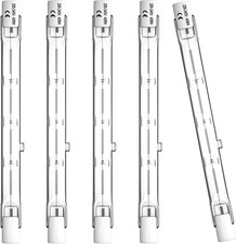 Image of R7s Halogen Bulb 118mm 400W Dimmable 230V Linear Bulbs for Lamps, 2800K Warm... 