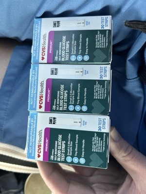 CVSHealth METAIX SELF-MONITORING BLOOD GLUCOSE TEST STRIPS 90 Total Strips 