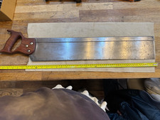 24” Long Tenon Saw sharpened and ready to use 10tpi cross cut