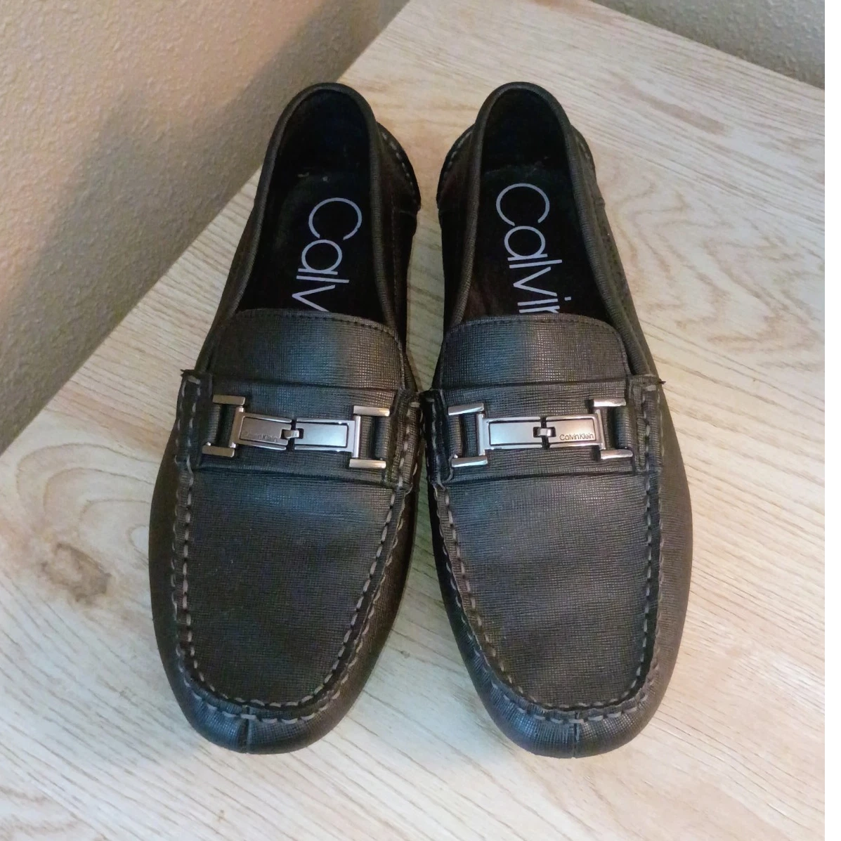 Calvin Klein Loafer Leather Upper Casual Shoes for Men for  display picture 1