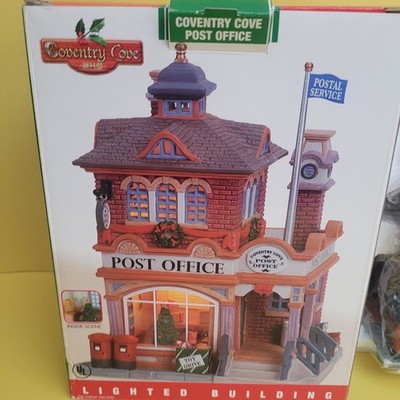 Lemax Coventry Cove Collection Post Office Lighted Building 2006