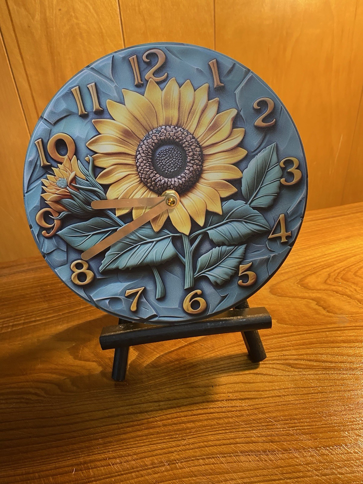 Round Watering Can Sunflower Design Wall Hanging photo Round Watering Can Sunflower Design Wall Hanging photo