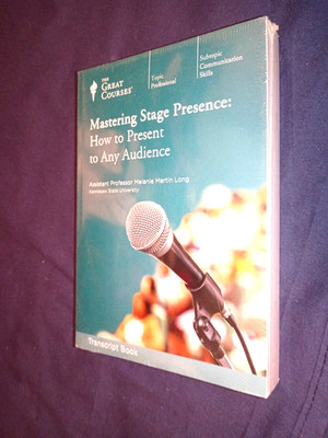 Teaching Co Great Courses TRANSCRIPTS  :       MASTERING STAGE PRESENCE   sealed
