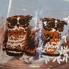 2 Rare Vintage Libby Libbey Owl Glasses Brown Orange White Pairs Branches Footed — photo 9