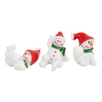 "Vbs Mini Schneemann \"Juri\", 3 StüCk, HöHe: 3,5 Cm, FüR Diy Weihnachtsdekoration"