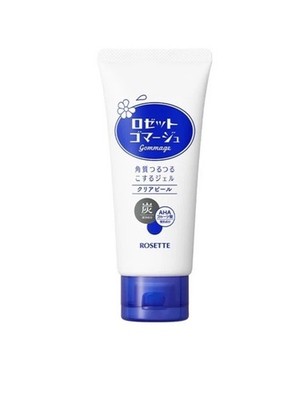 Rosette Gommage Charcoal Face Cleansing Gel Clear Peel 120g New Sealed