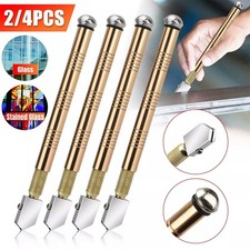 2/4 Professional Glass Cutter, Metal Carbide, Anti-Skid Precision Cutting Tools