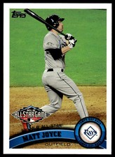 2011 Topps Update US287 Matt Joyce Tampa Bay Rays Baseball Card