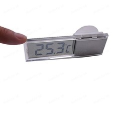 1x Car Interior Accessories LCD Digital Display Meter Thermometer Suction Cup