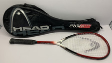 Head Squash Racket Pyramid Power Red with Black Carry Bag