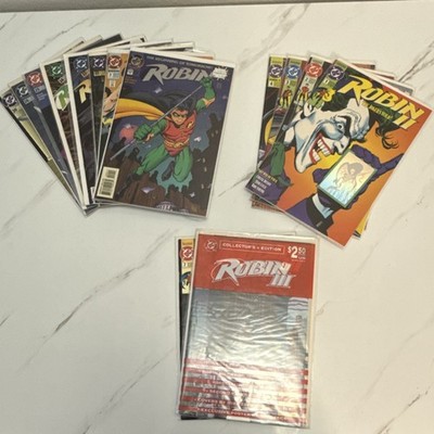 Robin I,  II & III w/ Collector's Edition 14 Comic Book Lot Modern Age DC Comics