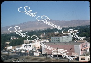 Reno Nevada Railroad Harolds Signs Nevada 35mm Slide 1950s Red Border Kodachrome