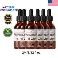 Parasite Cleanse Tincture/Extract-Wormwood, Black Walnut Hull, Clove 2-12oz