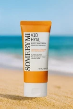 SOME BY MI V10 Hyal Air Fit Sunscreen Broad Spectrum SPF50 1.69 oz skin piel