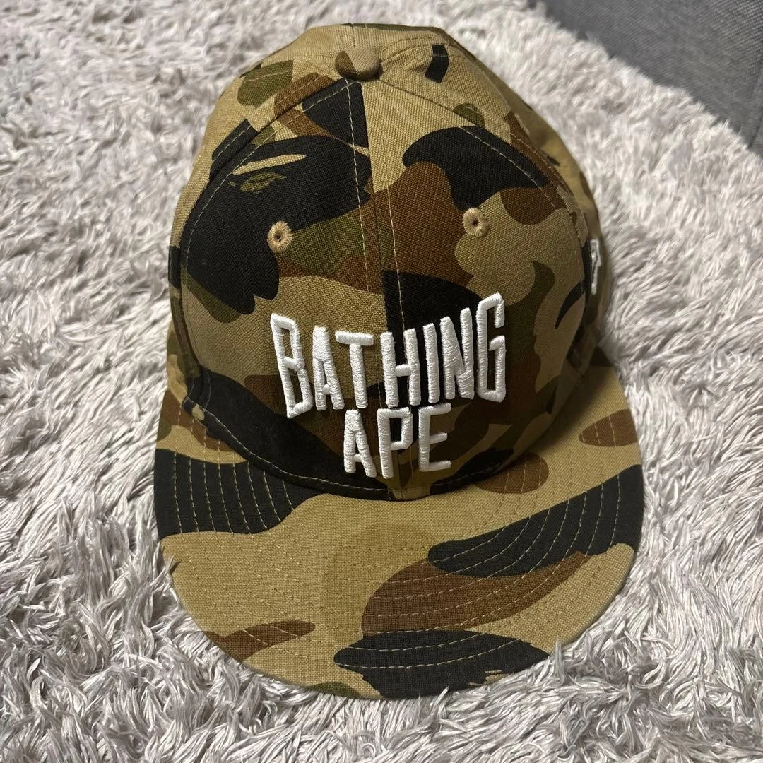 A Bathing Ape 迷彩男士棒球帽| eBay