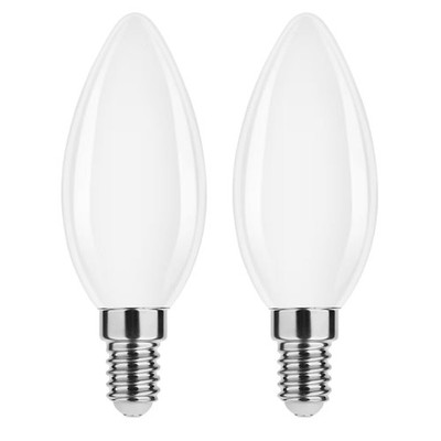 Modee E14 LED Filamentlampe 4W 470lm 4000K Neutralweiß Mattiert 2 Stück