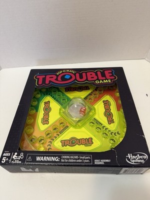 Pop O Matic Neon Green Trouble Game