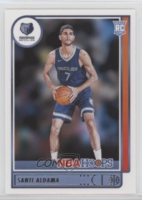 2021-22 Panini NBA Hoops Rookies Santi Aldama #207 0s2w