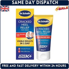Scholl Cracked Heel Cream Repair K+ Active 60ML  for Cracked Heels and Dry Skin