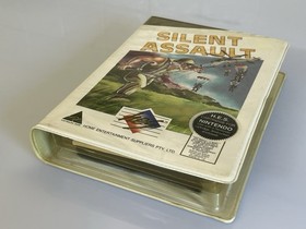 Silent Assault Nintendo NES HES Piggy Back Cart AUS Complete + Catalogue